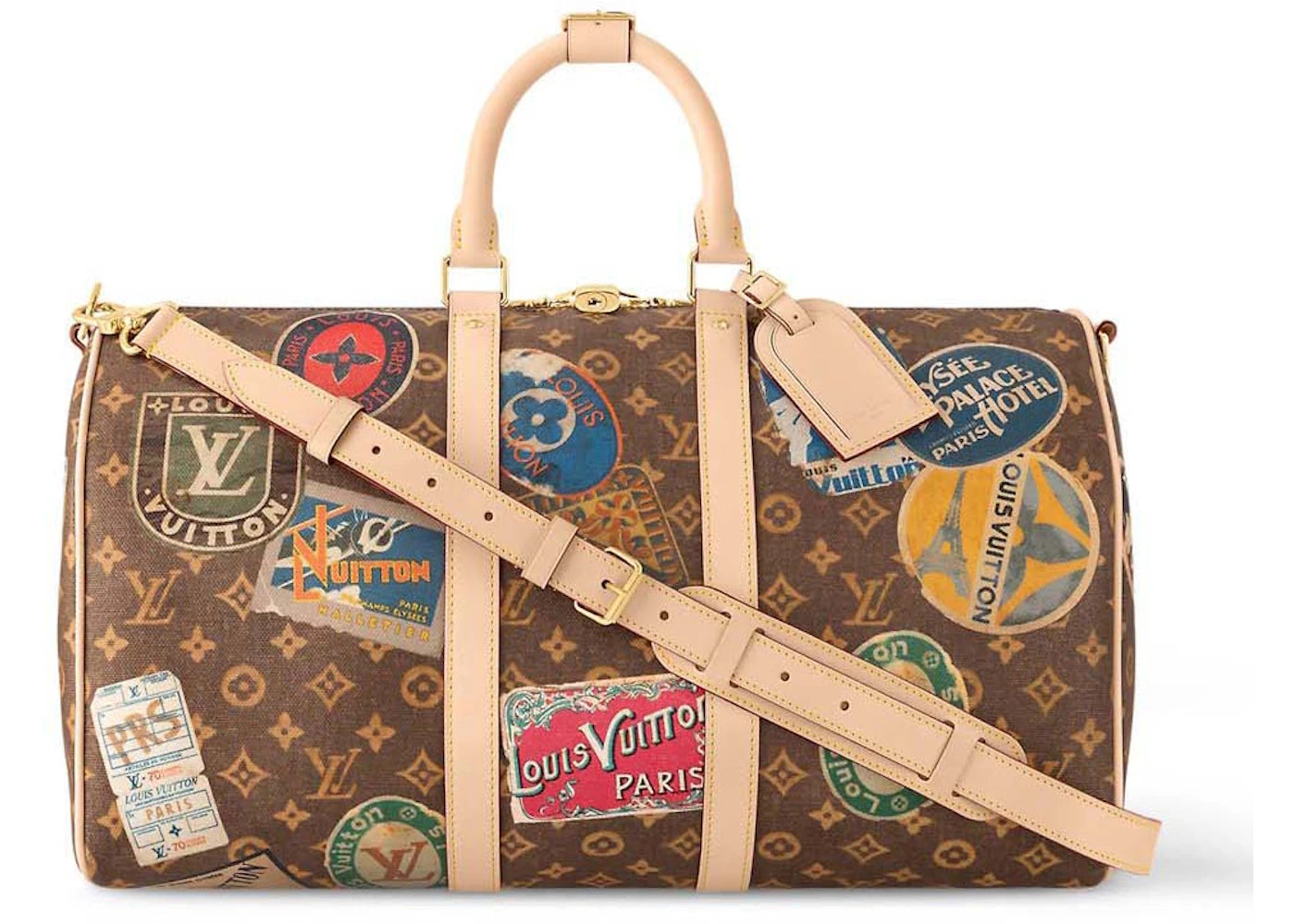 Louis Vuitton Bandouliere Keepall 45 Monogram