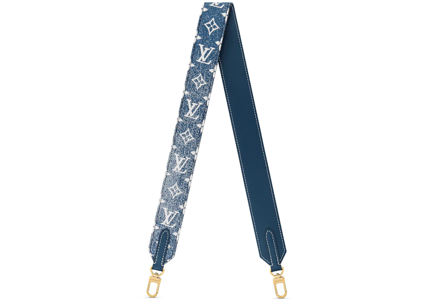 Louis Vuitton Bandouliere Strap Denim Jacquard Navy Blue