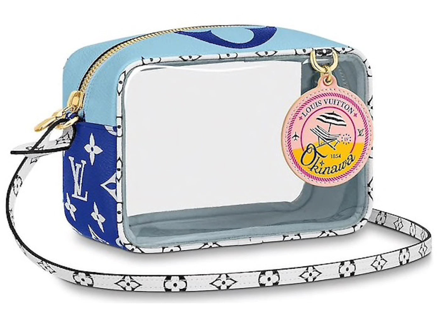 Louis Vuitton Beach Pouch Monogram Giant Okinawa Blue