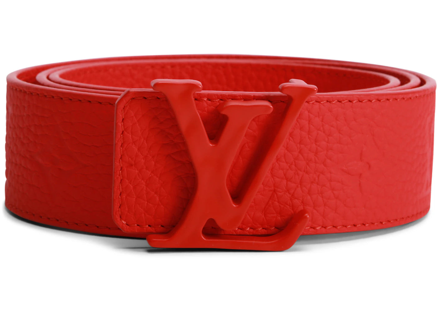 Louis Vuitton Initials Shape Belt Monogram 40MM Red