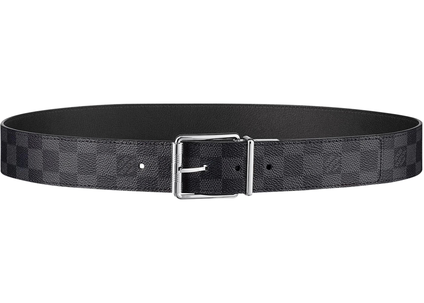 Louis Vuitton Belt Reversible Damier Graphite 40 MM Black Gray