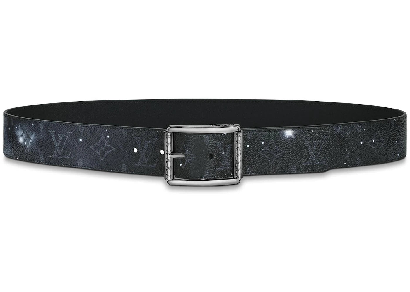 Louis Vuitton Reverso Reversible Belt Monogram Galaxy 40mm Black Multicolor
