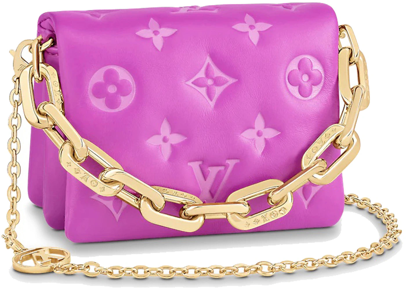 Louis Vuitton Beltbag Coussin Cruise 22 Monogram Embossed Orchid