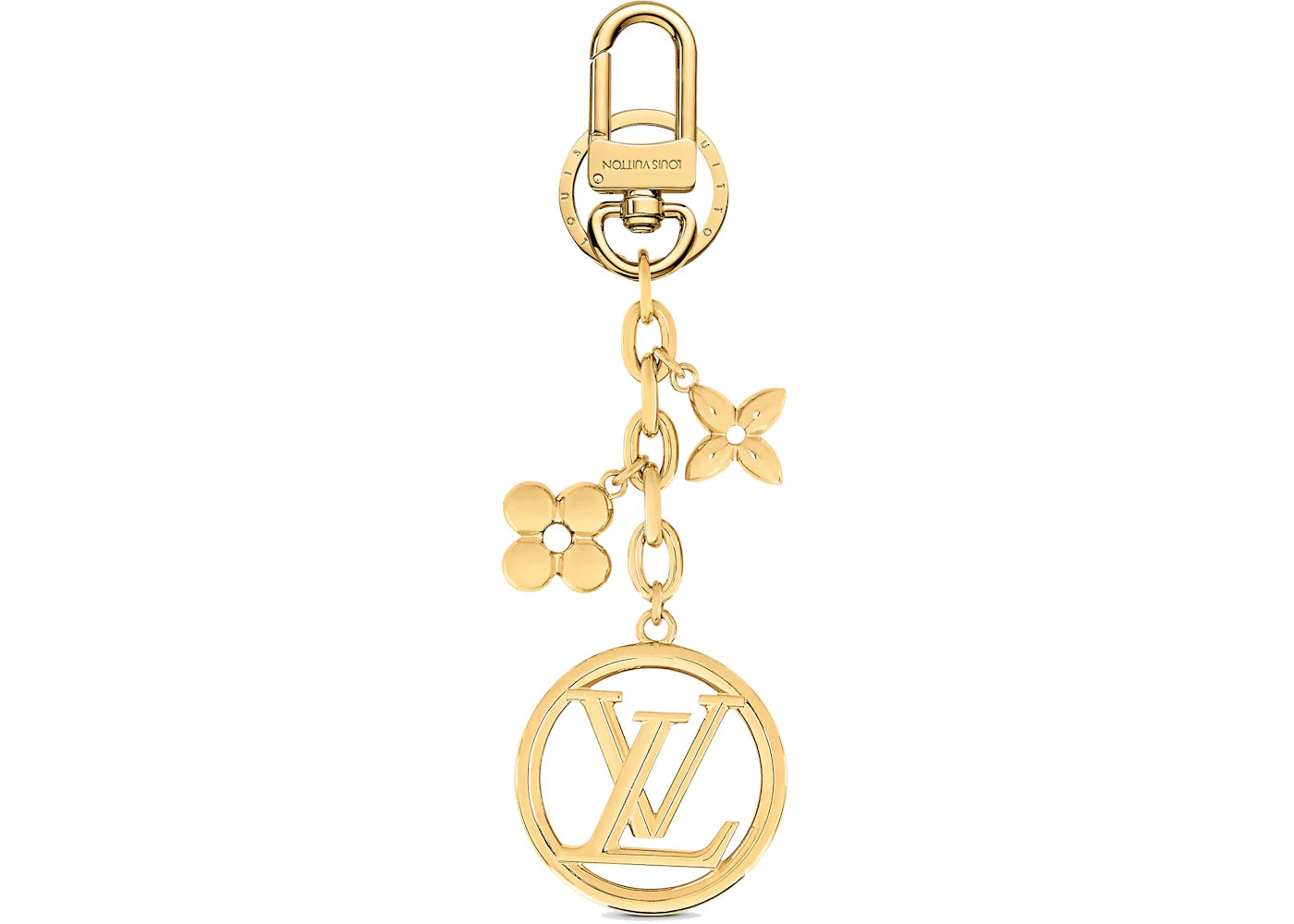 Louis Vuitton Blooming Key Holder Gold