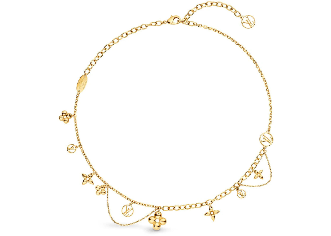 Louis Vuitton Blooming Supple Necklace Brass