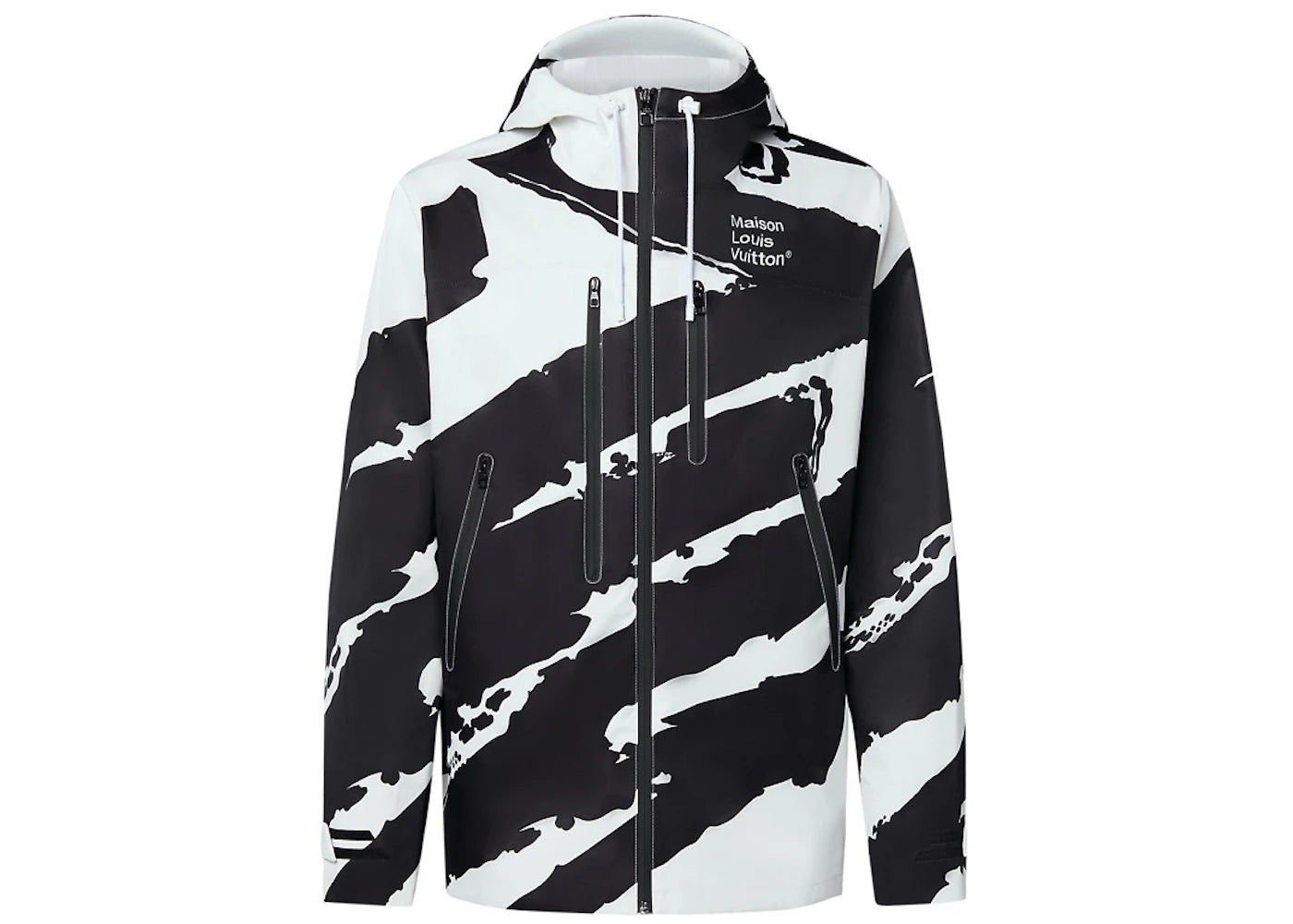 Louis Vuitton Bonded Graphic Shell Jacket Black