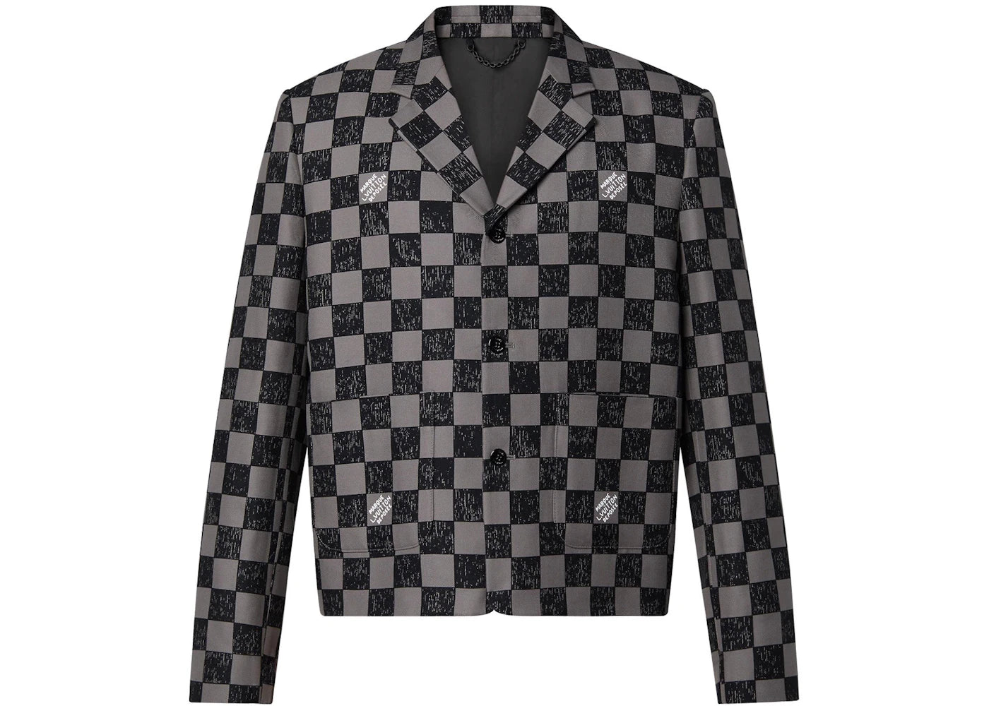 Louis Vuitton Boxy Damier Jacket Black