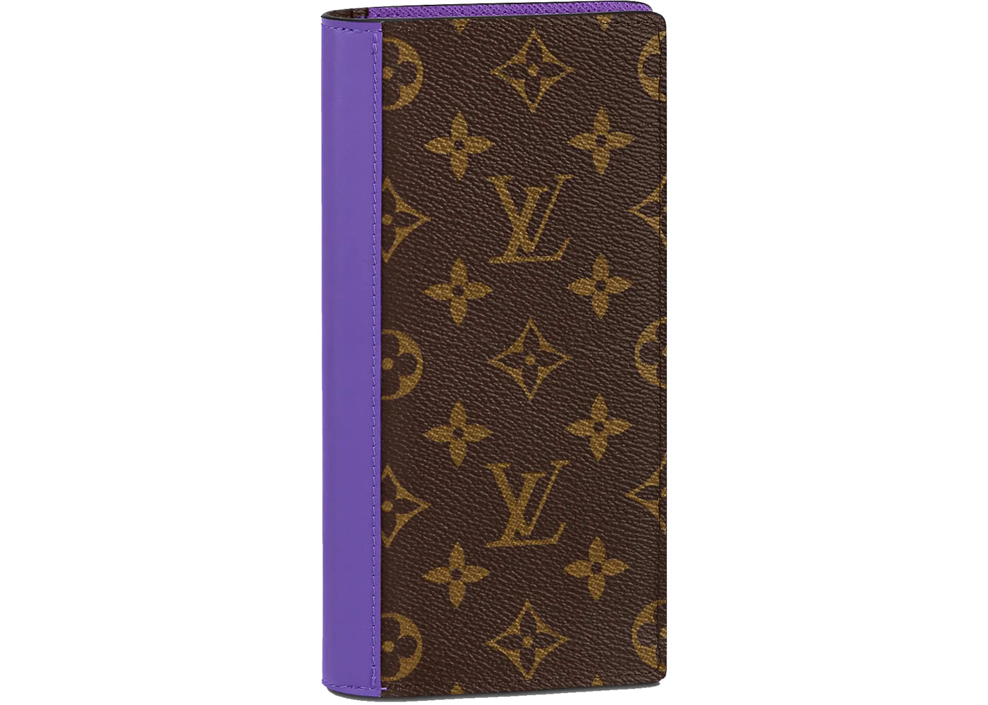 Louis Vuitton Brazza Wallet Monogram Macassar Brown/Purple