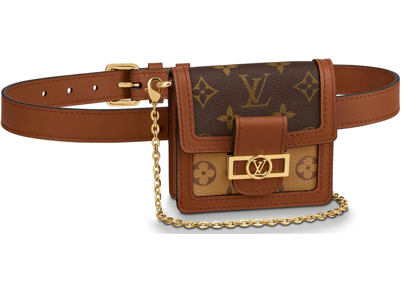 Louis Vuitton Bumbag Dauphine Monogram Reverse BB Brown