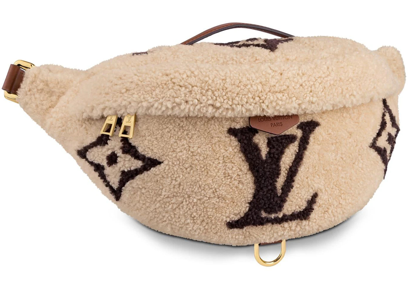 Louis Vuitton Bumbag Monogram Teddy Fleece Beige/Brown