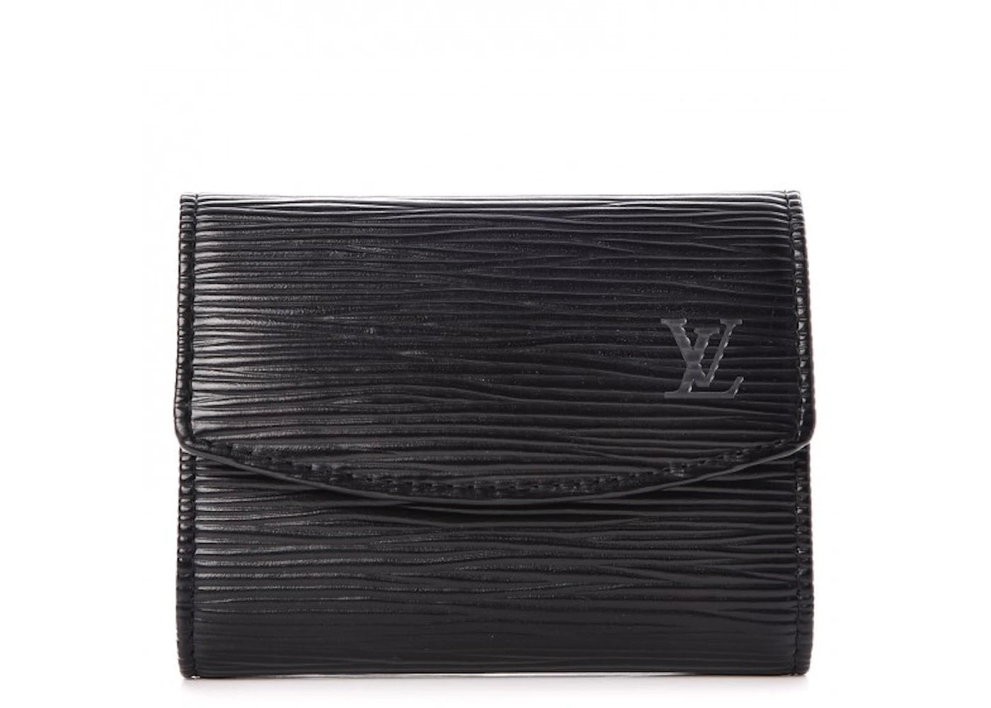 Louis Vuitton Business Card Holder Epi Noir Black