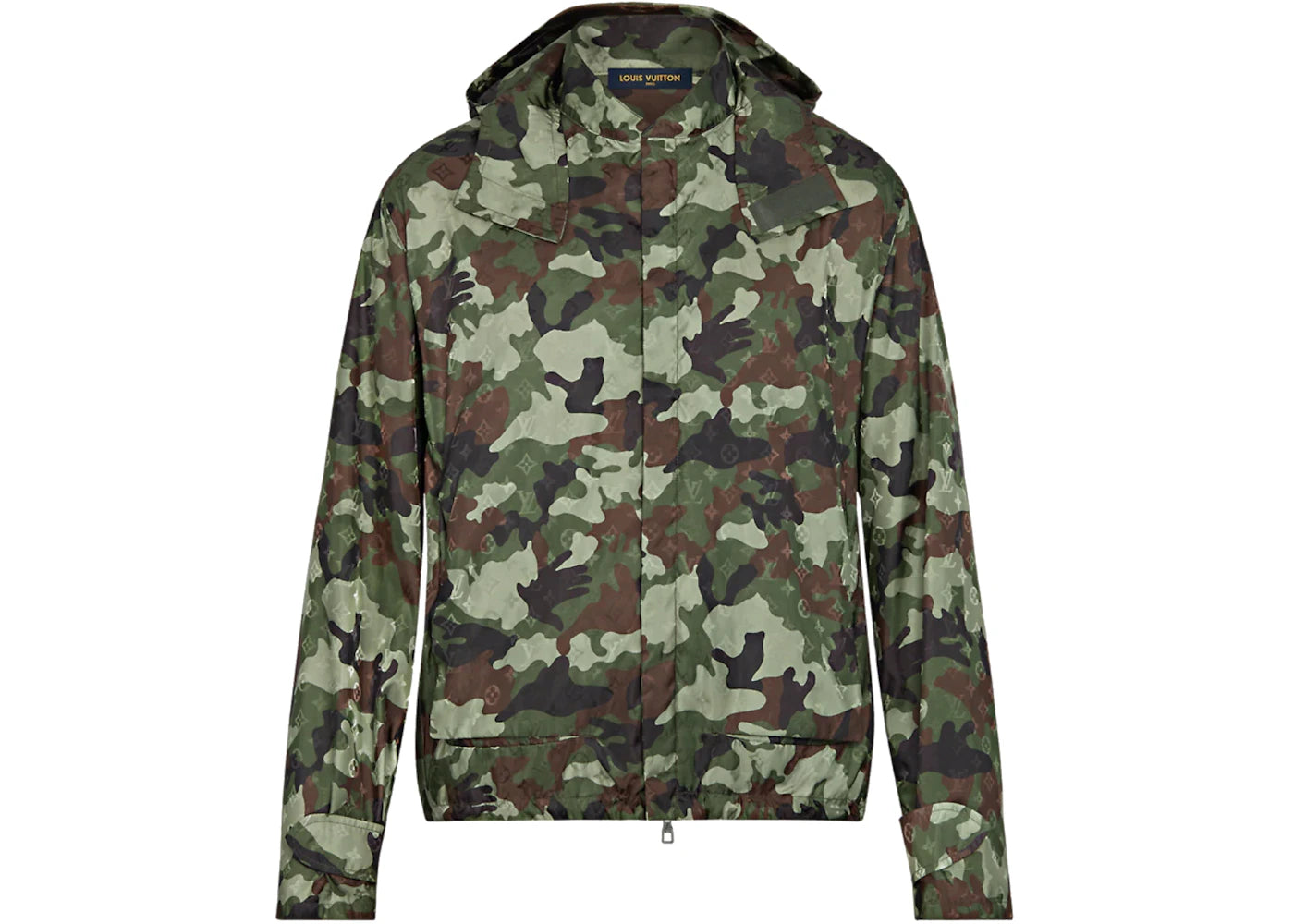 Louis Vuitton Camo Windbreaker Jacket Green