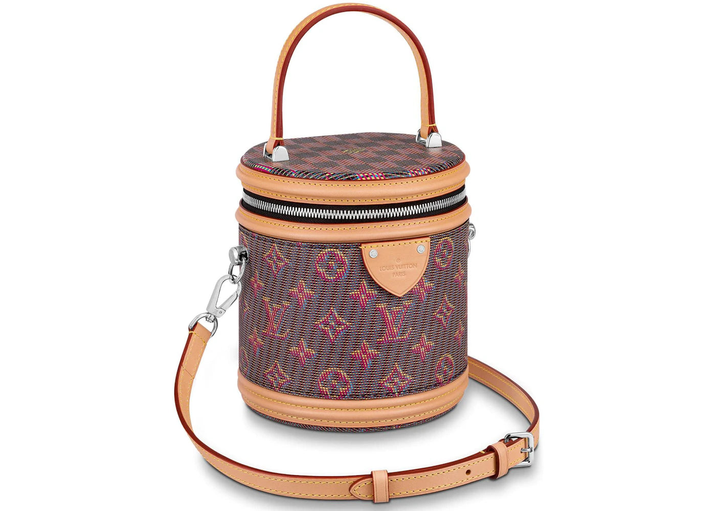 Louis Vuitton Cannes Damier Monogram LV Pop Pink