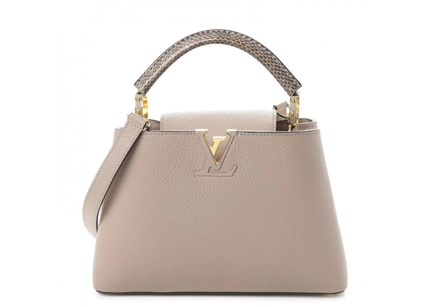 Louis Vuitton Capucines Ayers Taurillon BB Galet