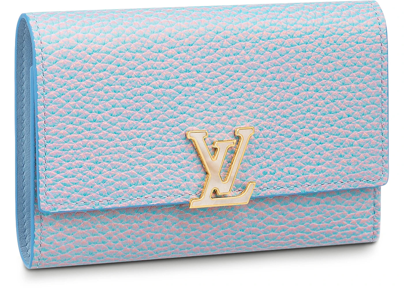 Louis Vuitton Capucines Wallet Compact Lilas Purple