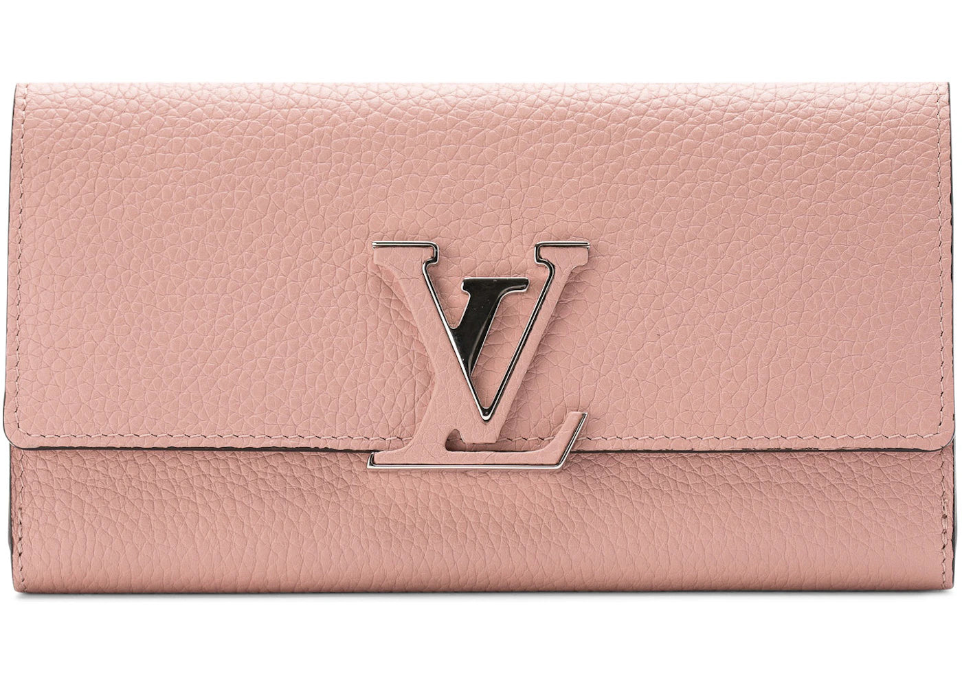 Louis Vuitton Capucines Wallet Taurillon Leather Magnolia