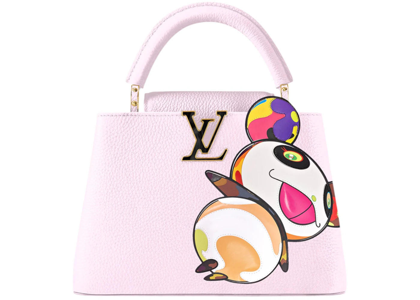 Louis Vuitton x Takashi Murakami Capucines BB Opal Pink