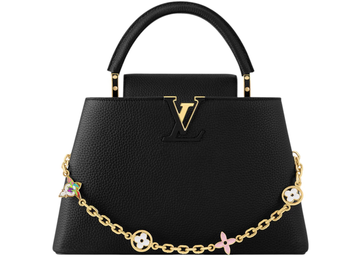 Louis Vuitton x Takashi Murakami Capucines MM Black