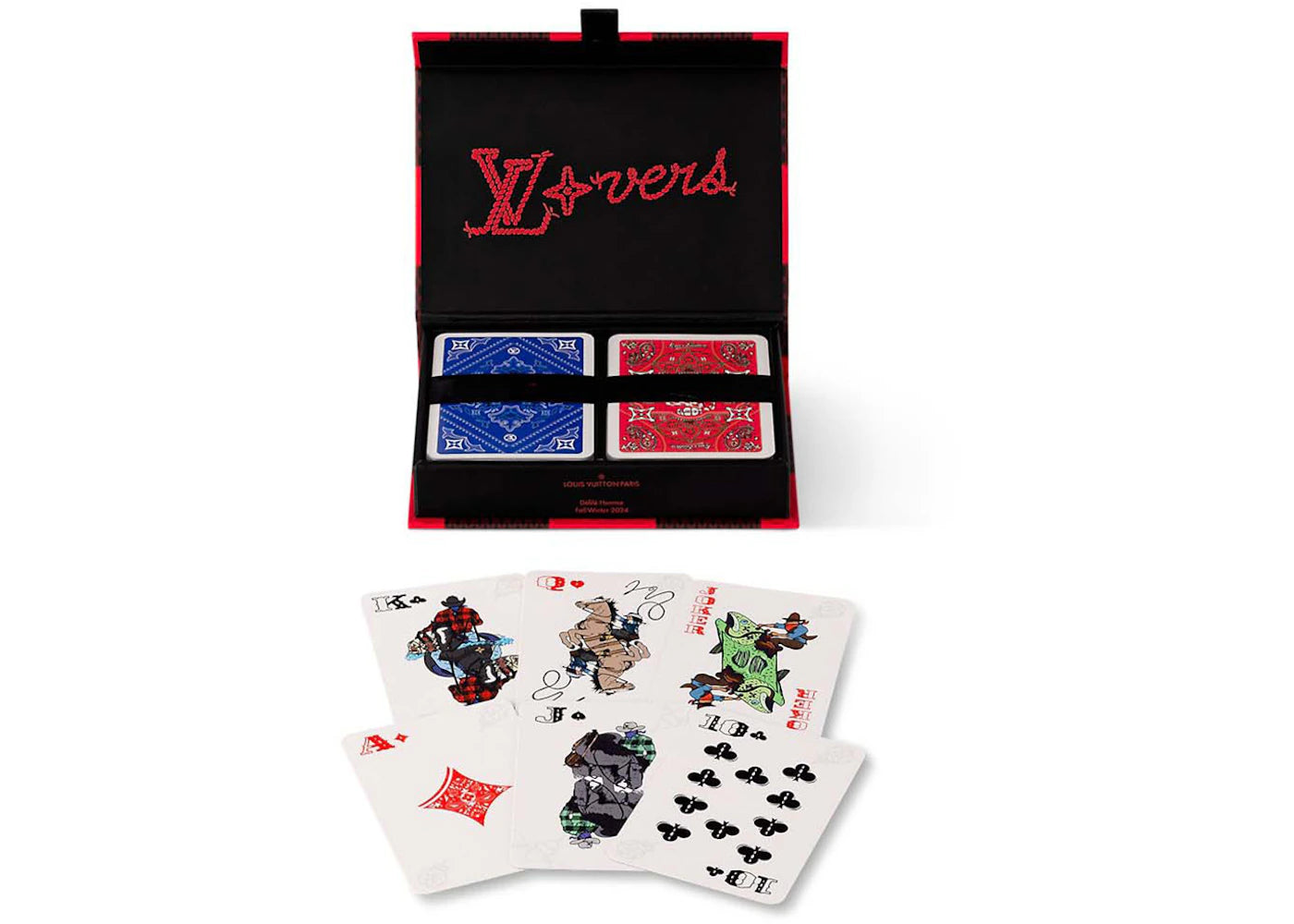 Louis Vuitton Card Game Box Multicolor