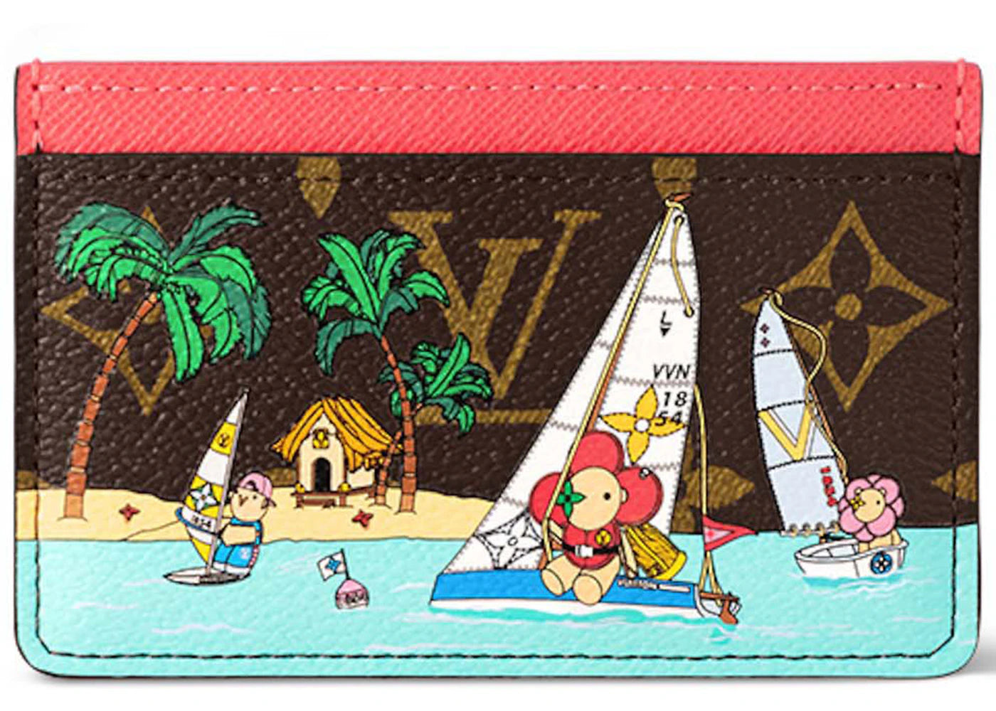 Louis Vuitton Card Holder Dragon Fruit Pink