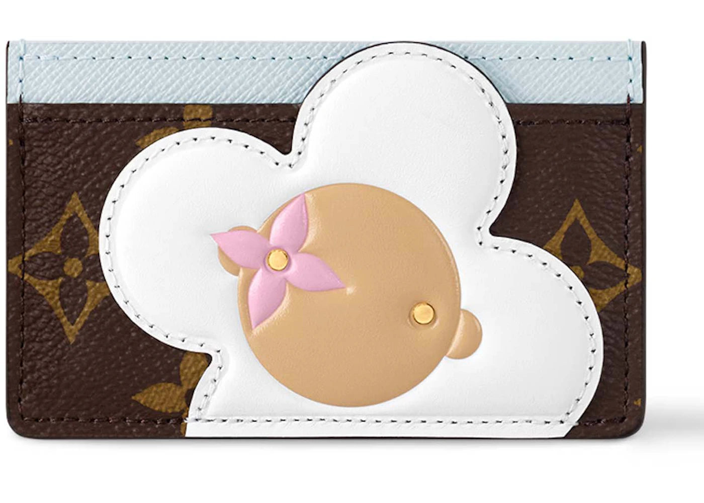 Louis Vuitton Card Holder Monogram/Azur Frost