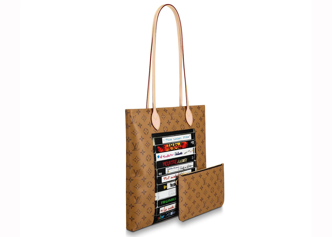 Louis Vuitton Carry It Monogram Reverse Video Print Brown