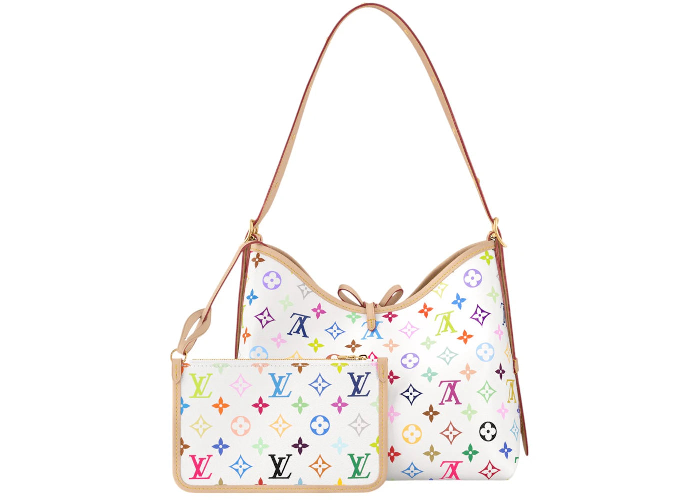 Louis Vuitton x Takashi Murakami CarryAll PM White Multicolored