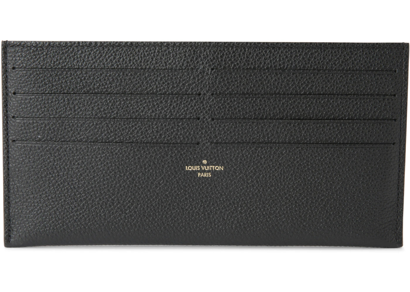 Louis Vuitton Pochette Felicie Card Holder Insert Calfskin Black