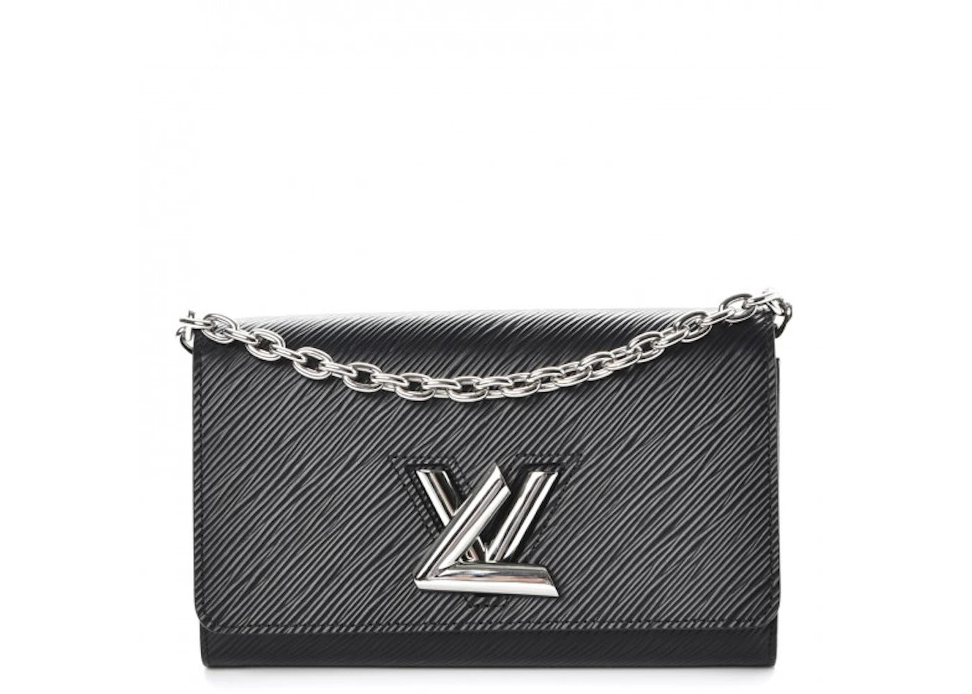 Louis Vuitton Twist Chain Wallet Epi Noir Black