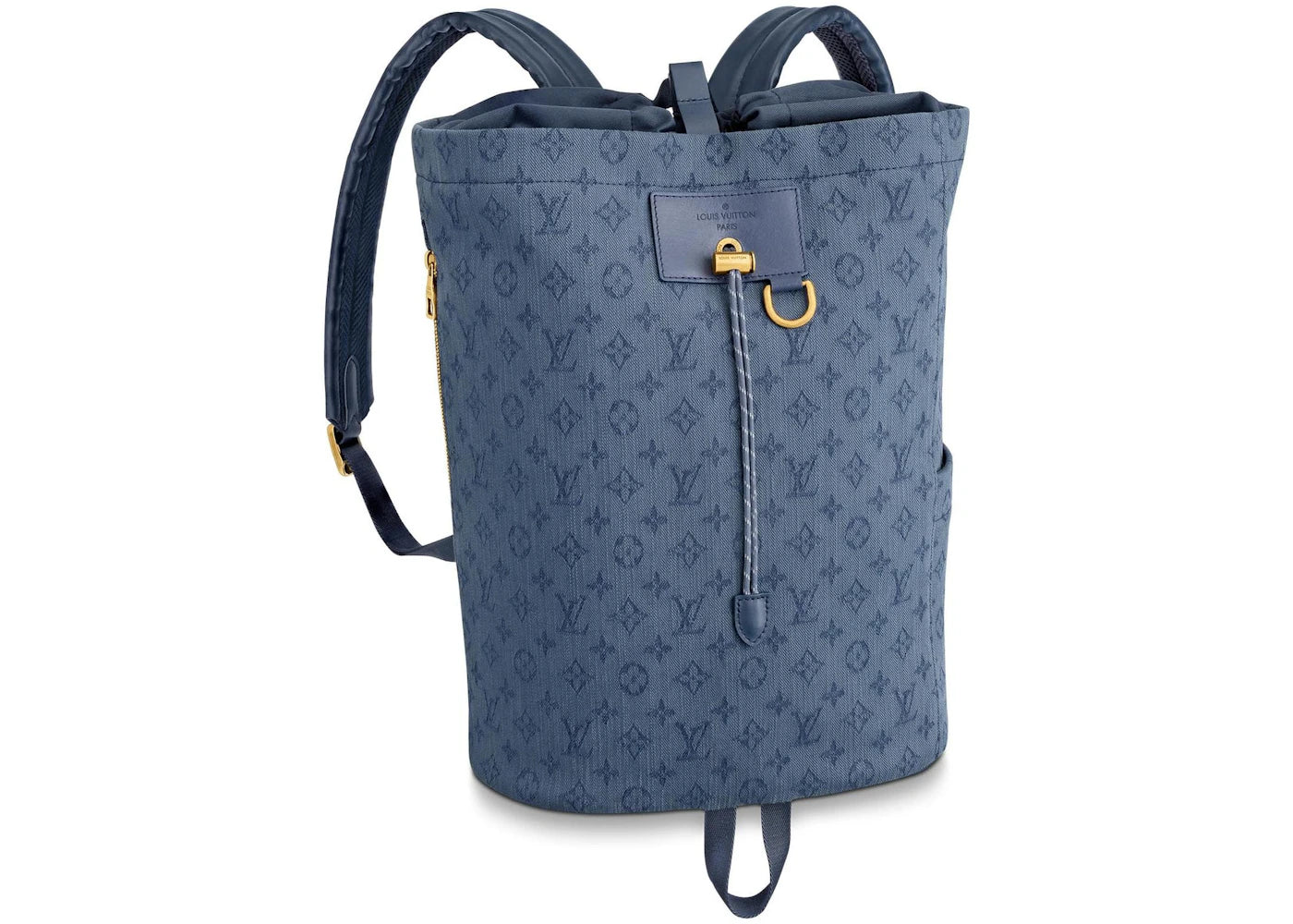 Louis Vuitton Chalk Backpack Monogram Denim Blue