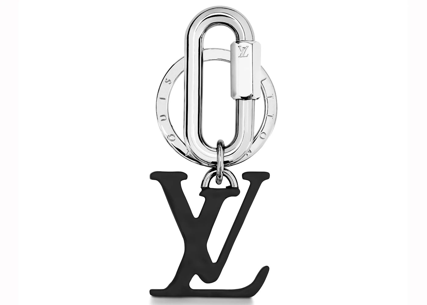 Louis Vuitton LV Shape Bag Charm and Key Holder Black