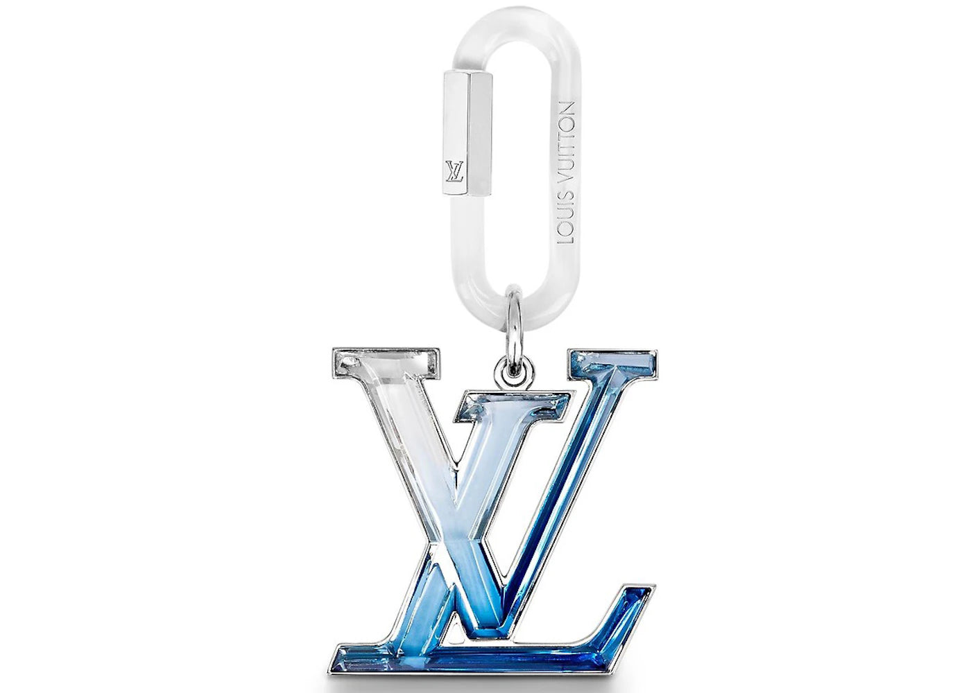 Louis Vuitton LV Plexi Bag Charm Blue