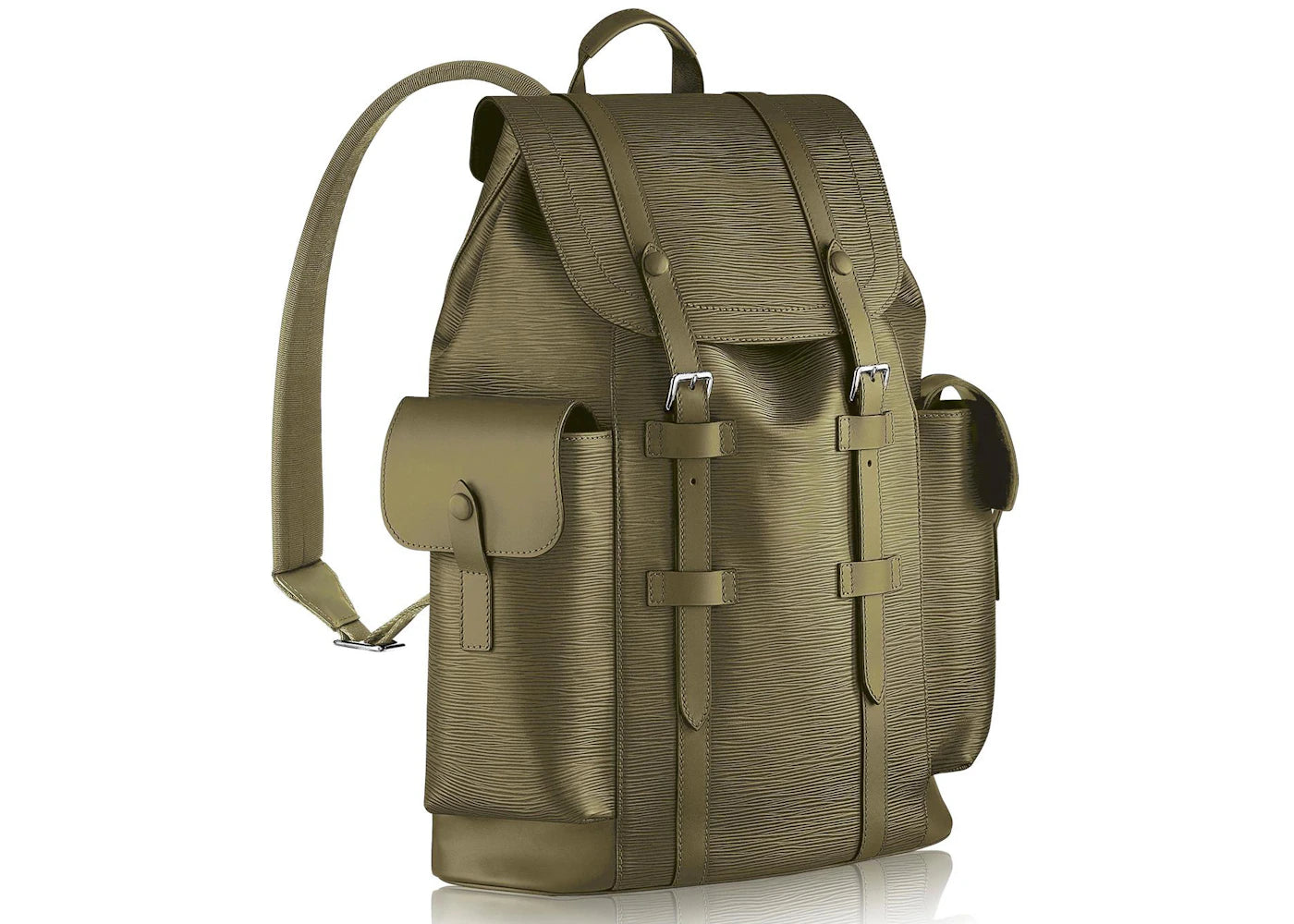 Louis Vuitton Christopher Epi PM Kaki Marron