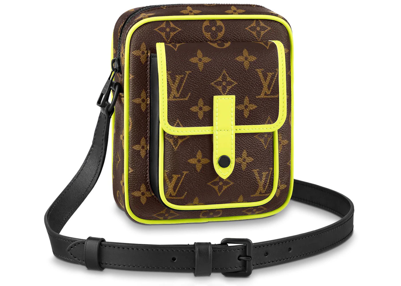 Louis Vuitton Christopher Wearable Wallet Florescent Yellow