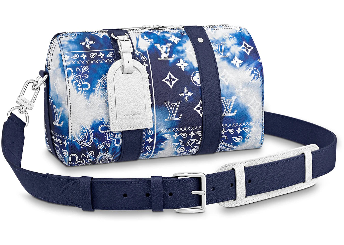 Louis Vuitton City Keepall Bandana Monogram Blue