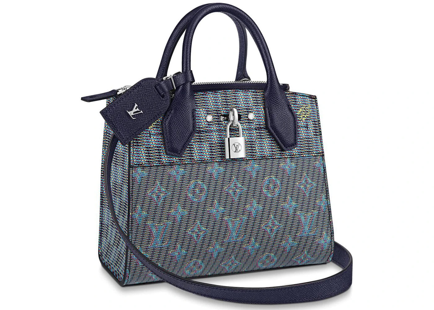 Louis Vuitton City Steamer Damier Monogram LV Pop Mini Blue