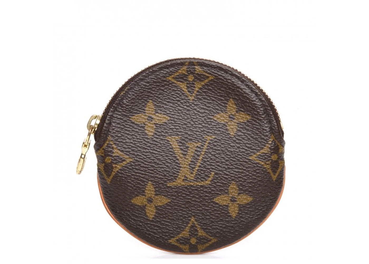 Louis Vuitton Coin Purse Round Monogram Brown