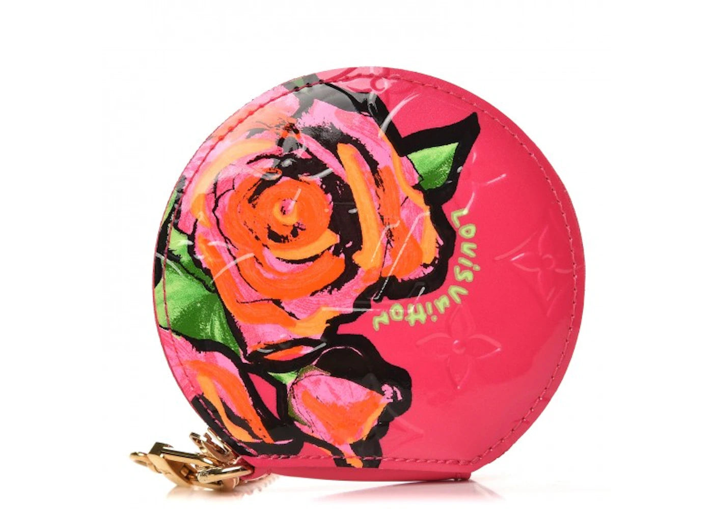 Louis Vuitton Coin Purse Stephen Sprouse Monogram Vernis Rose Pop
