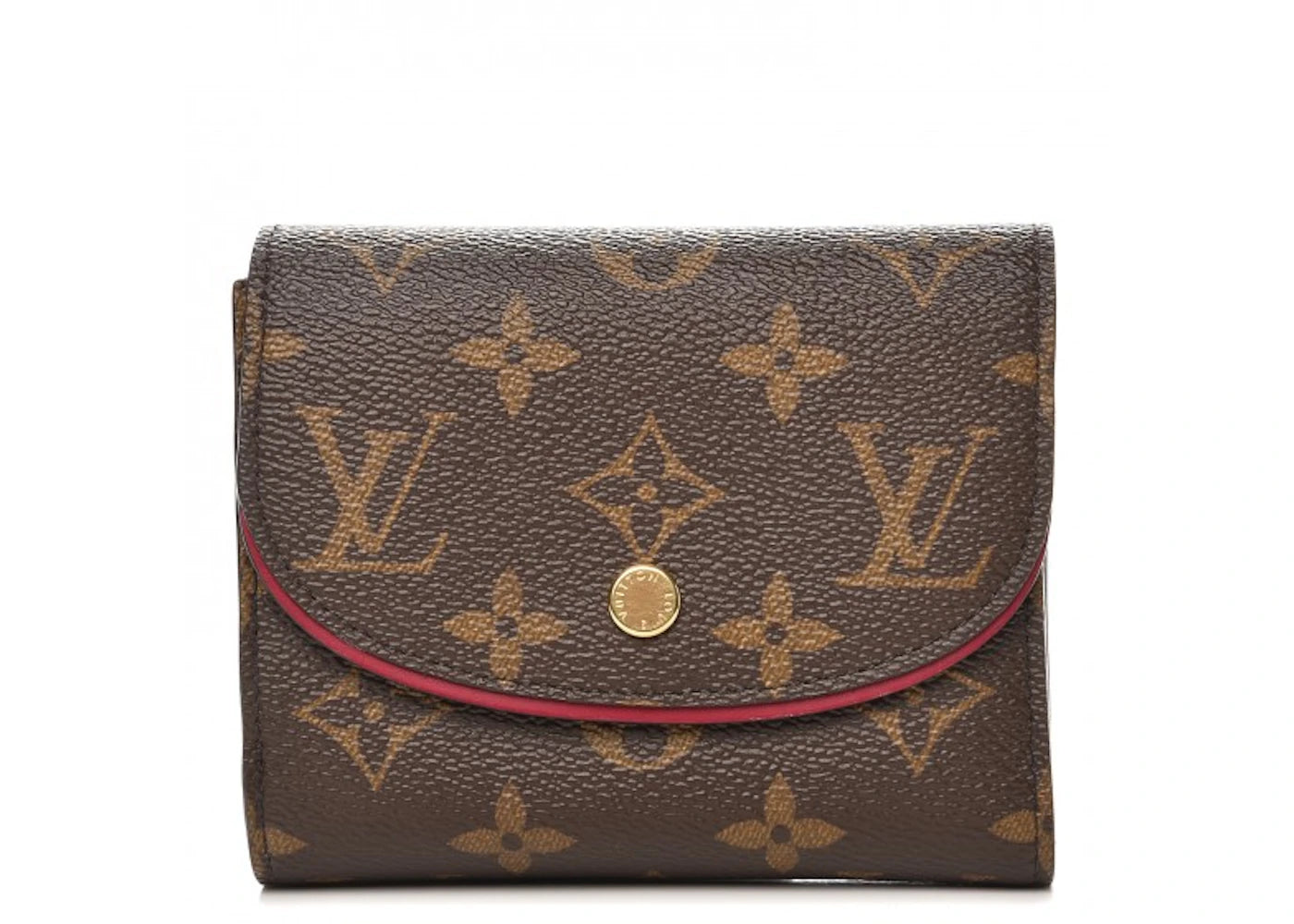Louis Vuitton Compact Wallet Ariane Monogram Fuchsia