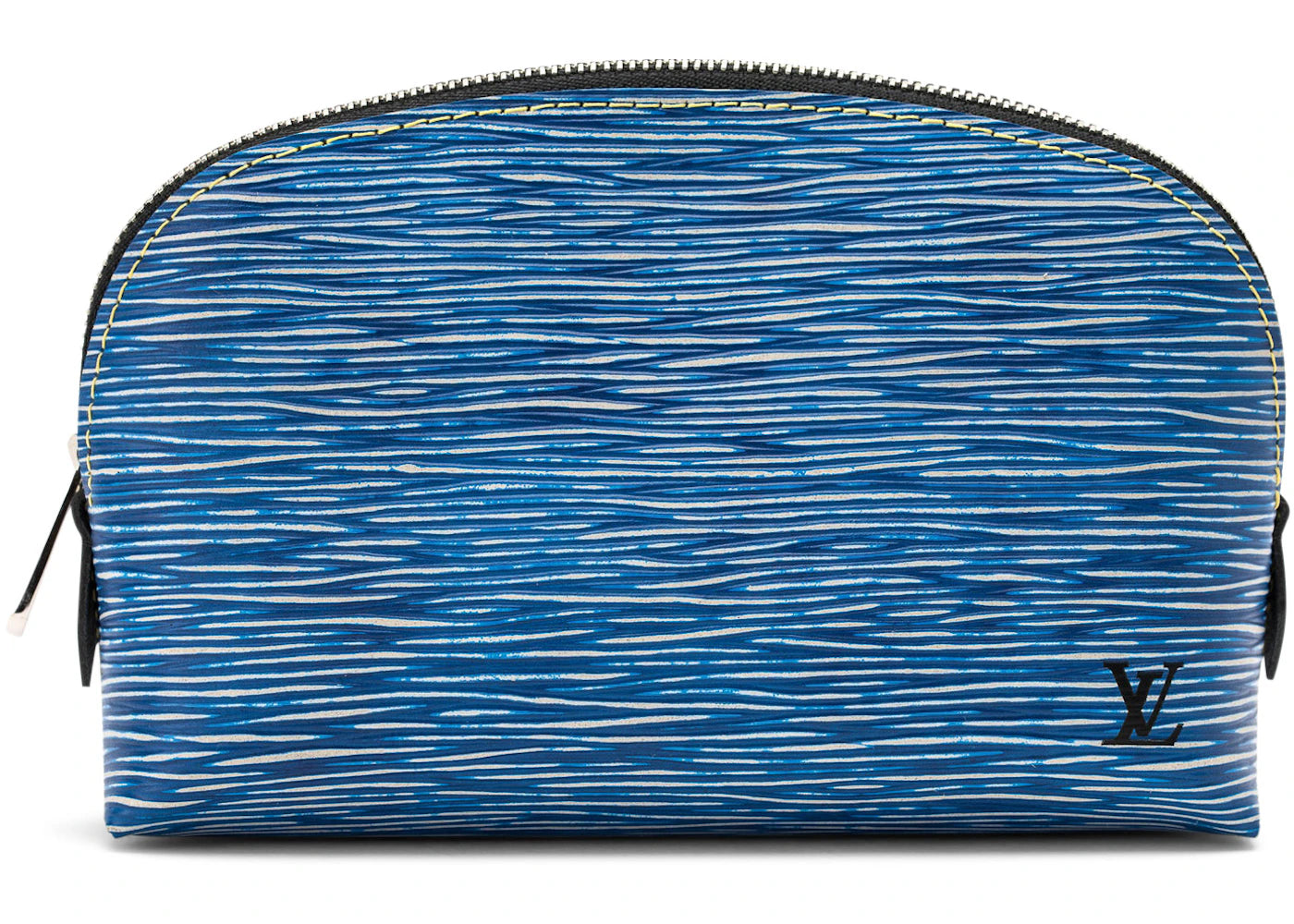 Louis Vuitton Cosmetic Pouch Epi Denim Blue