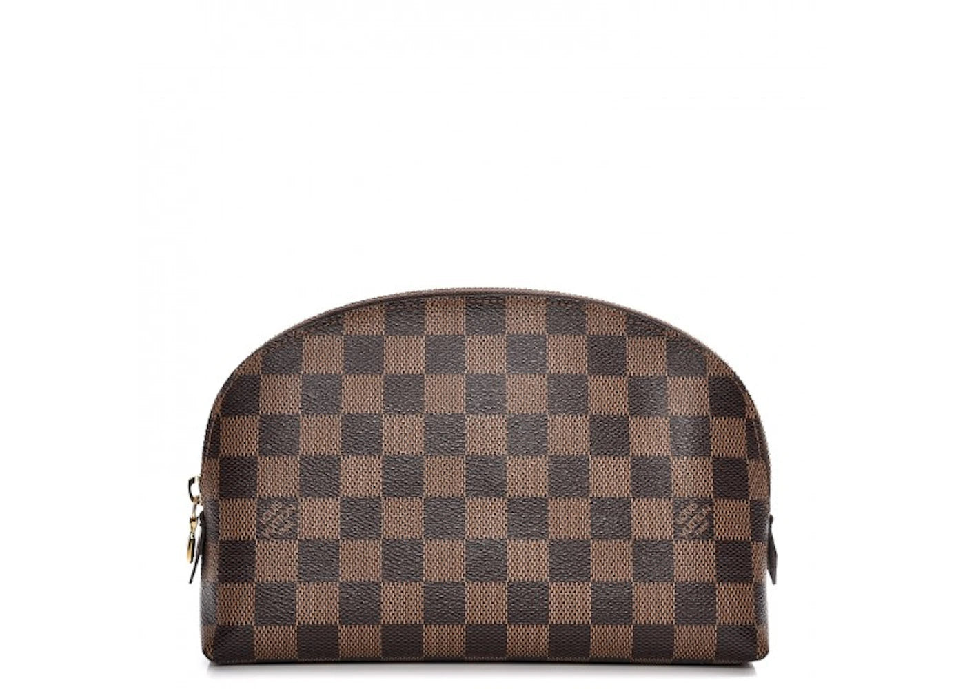 Louis Vuitton Cosmetic Pouch Damier Ebene GM Brown