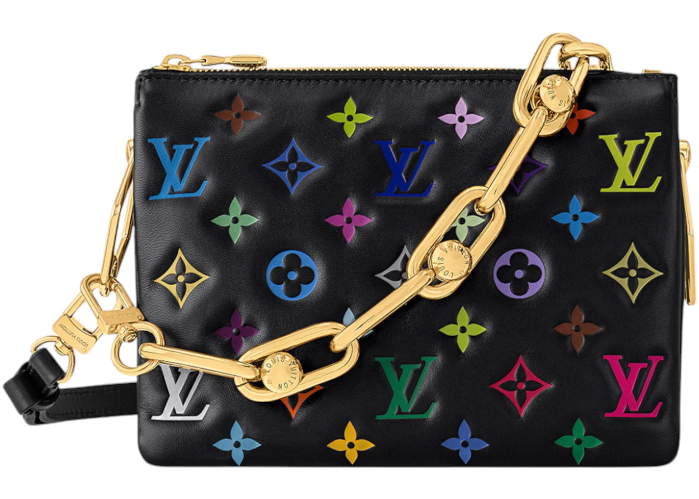 Louis Vuitton x Takashi Murakami Coussin BB Black Multicolored