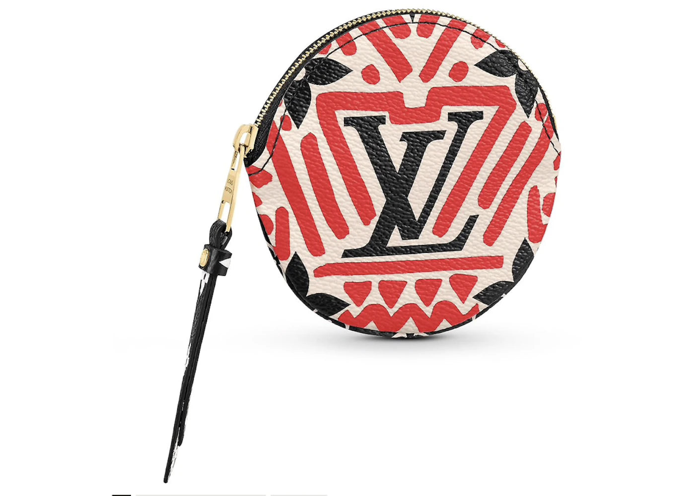 Louis Vuitton Crafty Round Coin Purse Cream/Red