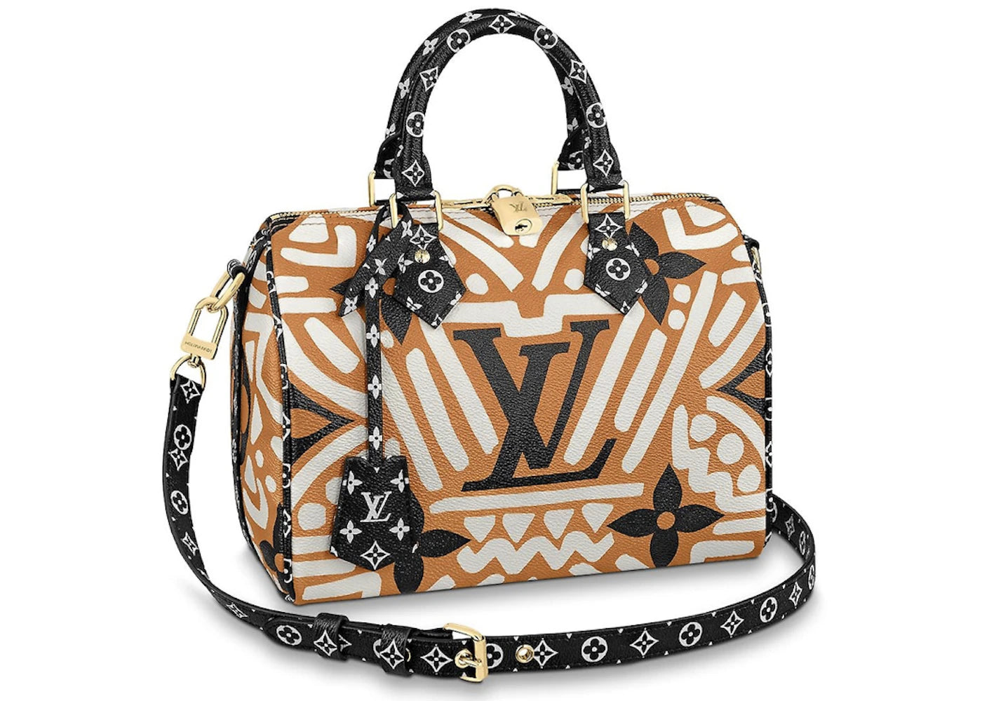 Louis Vuitton Crafty Speedy Bandouliere 25 Caramel/Cream