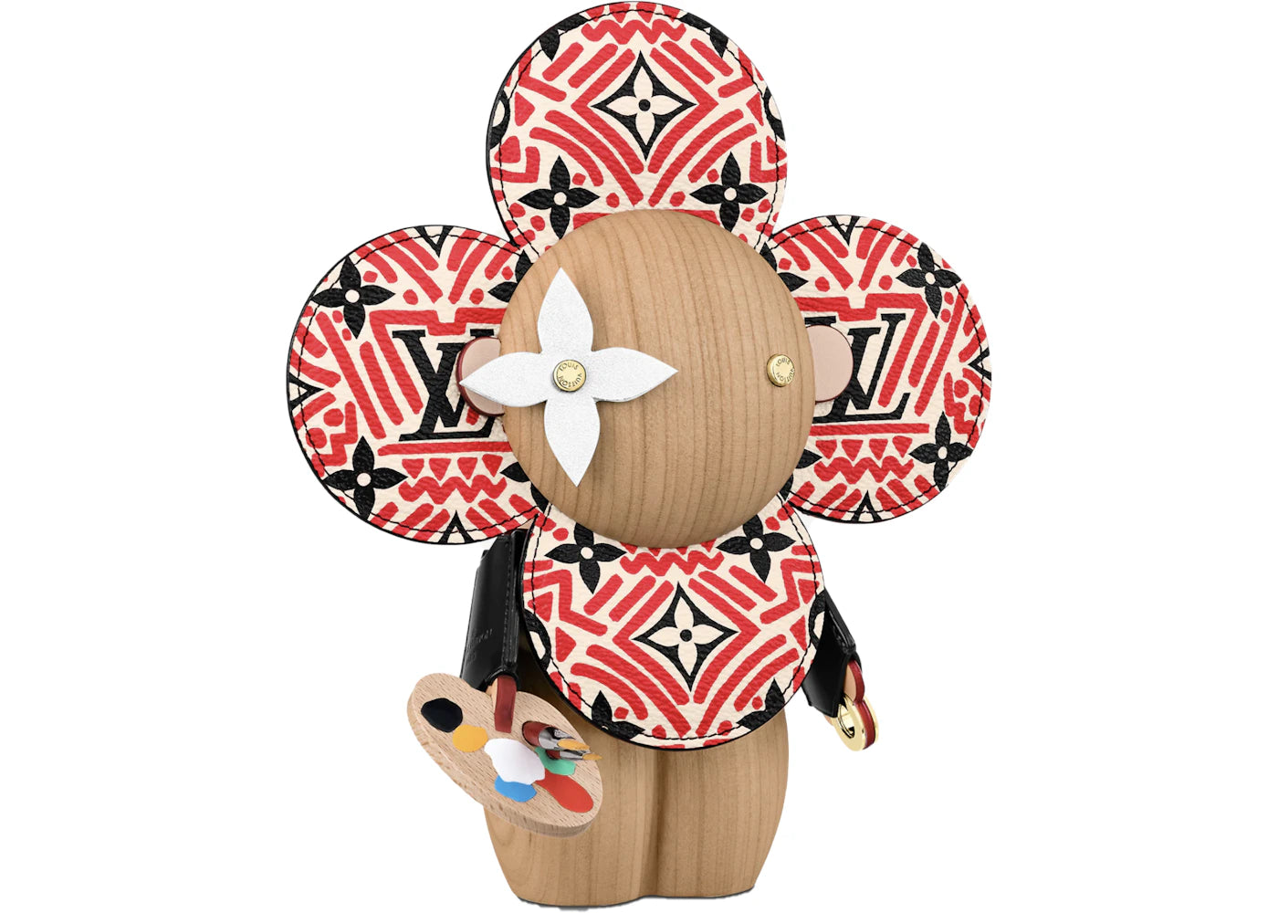 Louis Vuitton Crafty Vivienne Wood Figure GI0515 Red/Black/White