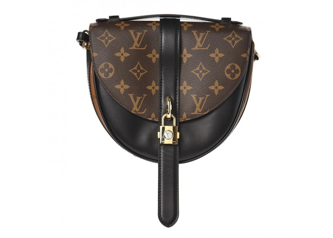 Louis Vuitton Crossbody Chantilly Lock Monogram Reverse Noir Black