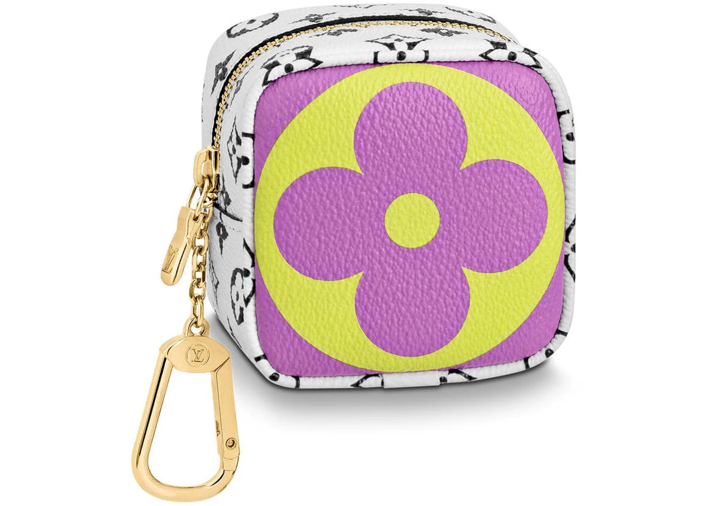 Louis Vuitton Cube Coin Purse Monogram Giant Pink/Lilac