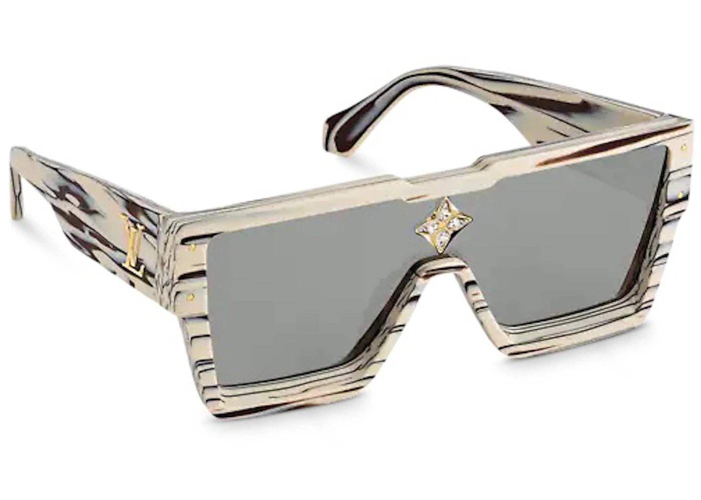 Louis Vuitton Cyclone Sunglasses Beige