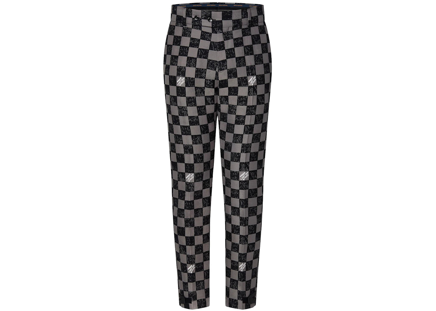 Louis Vuitton Damier Cigarette Pants Black