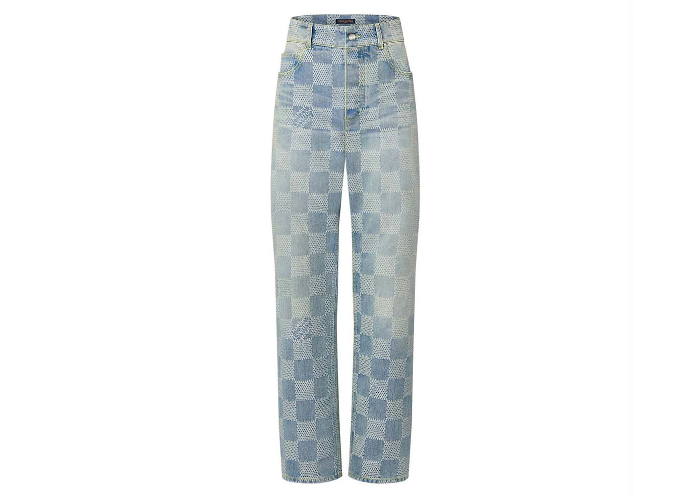 Louis Vuitton Damier Denim Skate Pants Indigo